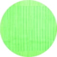 thumbnail image 1 of Ahgly Company Indoor Round Abstract Green Contemporary Area Rugs, 3' Round, 1 of 1