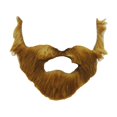 thumbnail image 4 of Accesorios de disfraz de barba falsa, bigote adulto, simulación de barba de franela realista Marrón Yuyangstore barba falsa, 4 of 8
