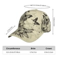 thumbnail image 2 of Disketp Vintage Floral Print Baseball Caps for Outdoor Sports Fashion Casual Outdoor Caps Men Women, 2 of 6