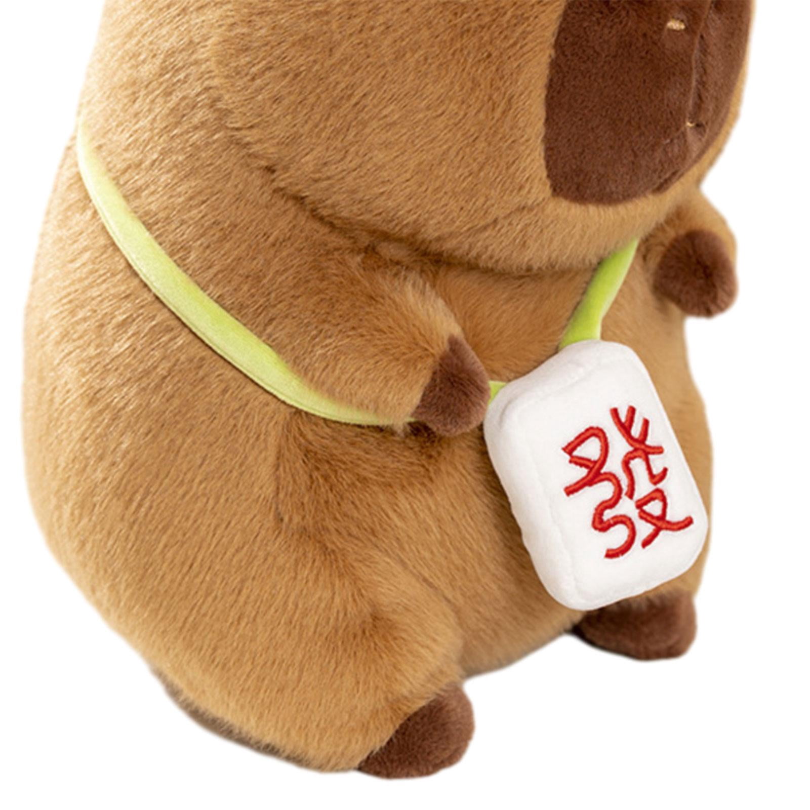 LeeQinersw Animal Rodent Toy Capybara Toy Decor with Sound Capybara Plushie Doll Pillow for 40cm