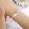 thumbnail image 5 of DESIGNICE 2026 New Pink Ribbon Charm Bracelet Breast Cancer Awareness Bracelets Faith Hope Courage Strength Inspirational Bangle Jewelry, 5 of 6