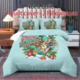 thumbnail image 3 of Yspwyqan Merry Duckmas Christmas 3 Piece Comforter Set King, Cute Cartoon Duck Bedding Set Bed in a Bag for Holiday Bedroom Guest Room Decoration, 3 of 7