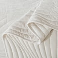 thumbnail image 5 of Ewayby Velvet Quilt King Size Set, Ultra Soft Bedspread Quilted Set for King Bed Coverlet, Cream Beige, 5 of 7
