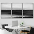 thumbnail image 2 of IDEA4WALL Framed Canvas Print Wall Art Set Pastel Watercolor Dark Minimal Landscape Nature Abstract Art Contemporary Decorative Chic for Living Room, Bedroom, Office - 16"x24"x3 White, 2 of 5