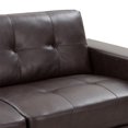thumbnail image 2 of CorLiving Tufted Seat and Backrest Bonded Leather Sofa, 2 of 8