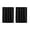 1PC - Black, variant on Kitchen Window Curtains - Blackout Privacy Half Window Curtains for Bedroom Bathroom Dining Living Room Cafe Office Short Tiers Drapes 1PC - Light Gray