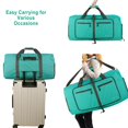 thumbnail image 4 of Bolsa de viaje Woogwin, grande, impermeable, 60 L, color verde nieve, 4 of 6