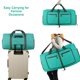 thumbnail image 4 of Bolsa de viaje Woogwin, grande, impermeable, 60 L, color verde nieve, 4 of 6