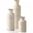 Distressed Beige, variant on PARMPH Ceramic Vase for Home Decoration, Set of 3 Large Small Flowers Vase for Floor, Modern Floor Vase for Living Room Decorations, Ideas Table Bookshelf Decor, Ivory White
