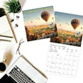 thumbnail image 3 of Graphique 2026 Passport to the World Wall Calendar - 12” x 12” - Thick Paper - Home & Office Organizer - Large Monthly Grid - 3 Languages & Marked Holidays - 4 Month Preview Page for 2027, 3 of 6