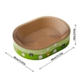 thumbnail image 4 of Oval Cat Scratcher Bowl – Honeycomb Corrugated Cardboard Scratching Lounge,Pet Bed and Furniture Protector for Indoor Cats, 4 of 7