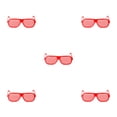 thumbnail image 2 of Qarigey Shutter Shades Eyewears Gafas de sol llamativas y de moda Shutter Shades Gafas de sol con obturador rojo tamaño libre Type2 NO2, 2 of 6