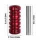 thumbnail image 4 of Aleación cómoda antideslizante antideslizante empuñaduras salón agujas mango cuerpo parte suministros manijas agarrar herramientas accesorios rojo 21 mm Vogacara CE001306-02, 4 of 7