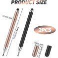 thumbnail image 4 of Tablet Pen for All Tablets - 2 Pieces - Silicone Touch Screen Pen - Rubber Nib + Disk - Stylus Pen - No Charging Required - Capacitive Tablet Pen - Compatible with All Tablets and Mobile Phones, 4 of 6