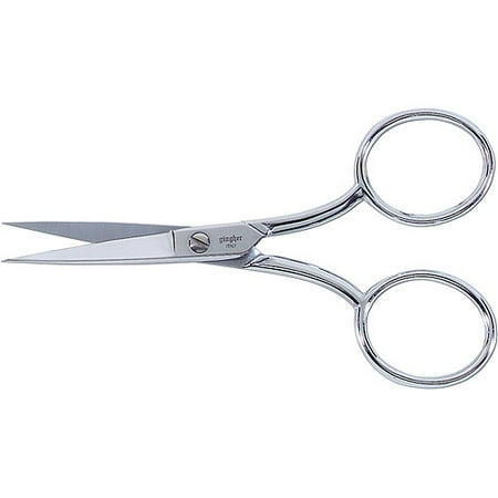 Gingher Large Handled 5" Embroidery Scissors with Leather Sheath