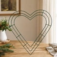 thumbnail image 2 of Decorative Wreath Frames for Floral Arrangements Star Heart Cane Shapes Home Decor, 2 of 7