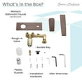 thumbnail image 6 of Monaco Single-Handle, Wall-Mount, Bathroom Faucet in Oil Rubbed Bronze, 6 of 10