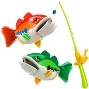 Magnetic Fishing Toy Plastic Fish Outdoor Indoor Fun Game Baby Bath With Fishing Rod Toys