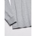 thumbnail image 3 of Hanes Men's Beefy Long Sleeve Shirt, Light Steel, L, 3 of 5