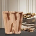 thumbnail image 4 of SDNall Personalized Wooden Name Money Box Wooden Deposit Box Twenty Six English Letters, 4 of 9