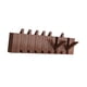 thumbnail image 3 of Perchero de madera para pared Macarena forma de piano abatible color nogal 8 teclas, 3 of 8