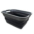 thumbnail image 2 of SAMMART Collapsible Plastic Laundry Basket - Foldable Pop Up Storage Container/Organizer - Portable Washing Tub - Space Saving Hamper/Basket, 2 of 6