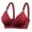 Red, variant on PUMISAS Wireless Bras For Women Supportive No Underwire Bra Push-Up Comfortable Everyday Bra With Adjustable Straps