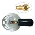 thumbnail image 6 of Lixada  Safety POL Adapter Propane Refill Adapter Solid Brass Regulator Valve LPG  Refiller Canister Fill Coupler For 1LB Small Cylinders, 6 of 7