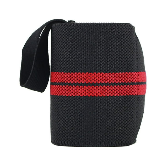 QualitChoice Bracelet de Poignet Bandage de Soutien pour Main, Bande de Compression, Résistant à la Transpiration, Rouge 1Ensemble