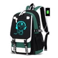 thumbnail image 1 of 1 Mochila Que Brilla En La Oscuridad, Bolsa De Grafiti Impresa, Mochila Escolar De Gran Capacidad Con Puerto De Carga USB, Mochila De Estudiante Para Hombres Y Mujeres, 1 of 4