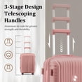 thumbnail image 3 of Joyway Ensemble de 5 Pcs de Bagages Valise Rigide Légère avec Cadenas TSA Roues Pivotantes, 3 of 6