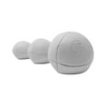 thumbnail image 4 of Taylor Tries Signature Pro Series Juggling Balls- Professional 8 Panel Ball with Drawstring Carry Bag - 110 grams, 67mm - Set of 3 White, 4 of 4