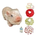 thumbnail image 1 of Muñeco de cerdito Reborn, Mini cerdito de juguete, cerdo de silicona realista, Mini cerdito de silicona para juegos de rol, accesorios de fotografía Estilo A, 1 of 8
