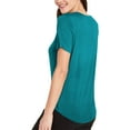 thumbnail image 2 of Hat and Beyond Women's Rounded Hemline Exercise Top Tunic Athleisure Yoga T Shirt, 2 of 6