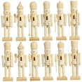 thumbnail image 6 of COMPUKAS Xmas Blank Nutcracker Wooden 12Pcs 4.7X1.7X1.6In, 6 of 8