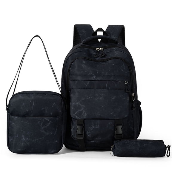 3 Piece Backpack for And Students Large Capacity Shoulder Pack for School Travel And Everyday Use