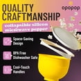 thumbnail image 4 of Opopop Microwave Popcorn Variety 4-pack Gourmet Popcorn Kit, Collapsible Silicone Popper, Gluten Free Snacks, BPA Free, Dishwasher Safe, New Flavors, 4 of 8