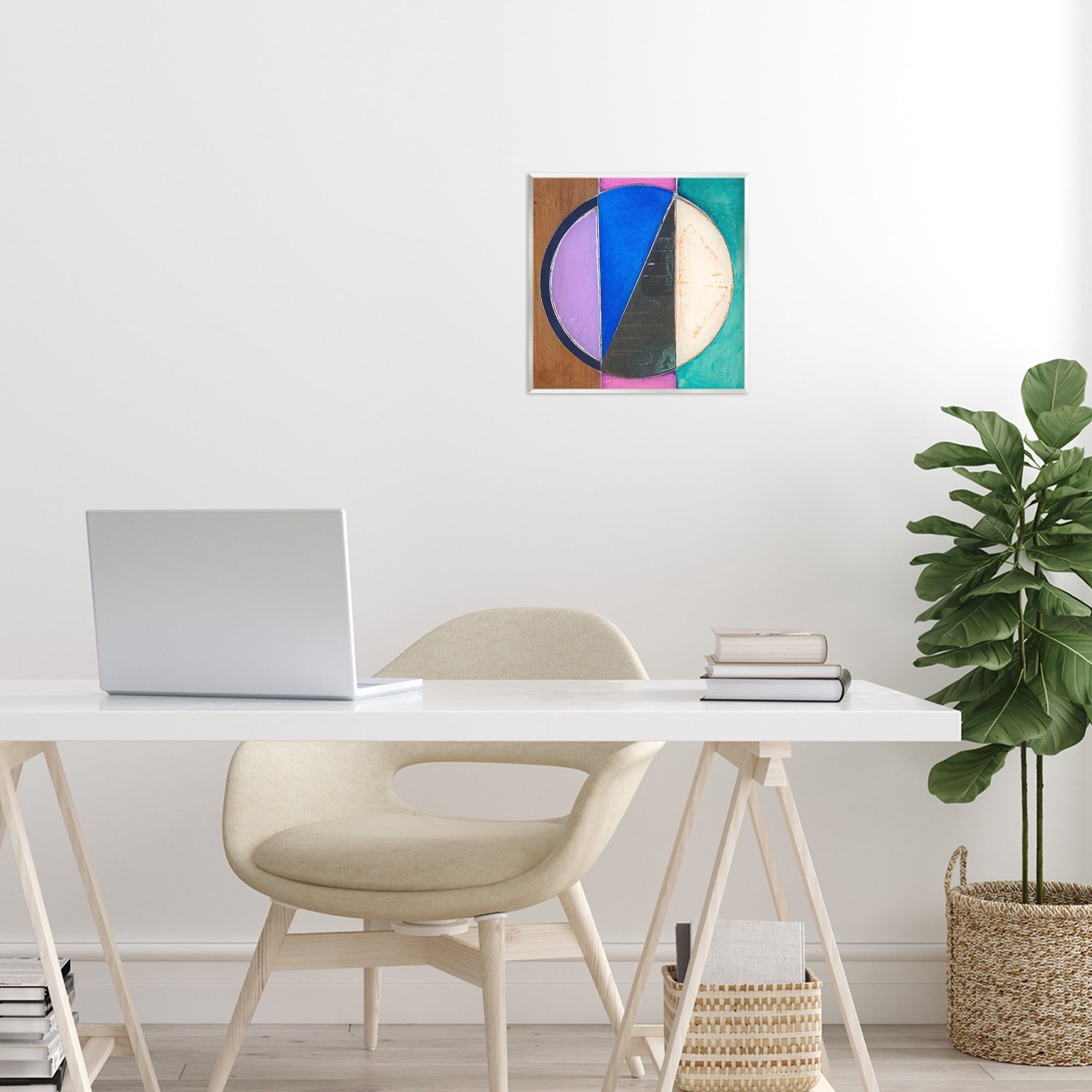 Stupell Industries Split Symmetry Circle Wall Plaque Art, design by Matthew Finger