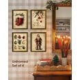 thumbnail image 2 of Hieng Vintage Christmas Wall Art Decor, Merry Christmas Santa Claus Wall Posters Prints Set of 4, Christmas Wall Decor Gifts for Winter Holiday Living Room Bedroom Kitchen (Unframed), 2 of 6