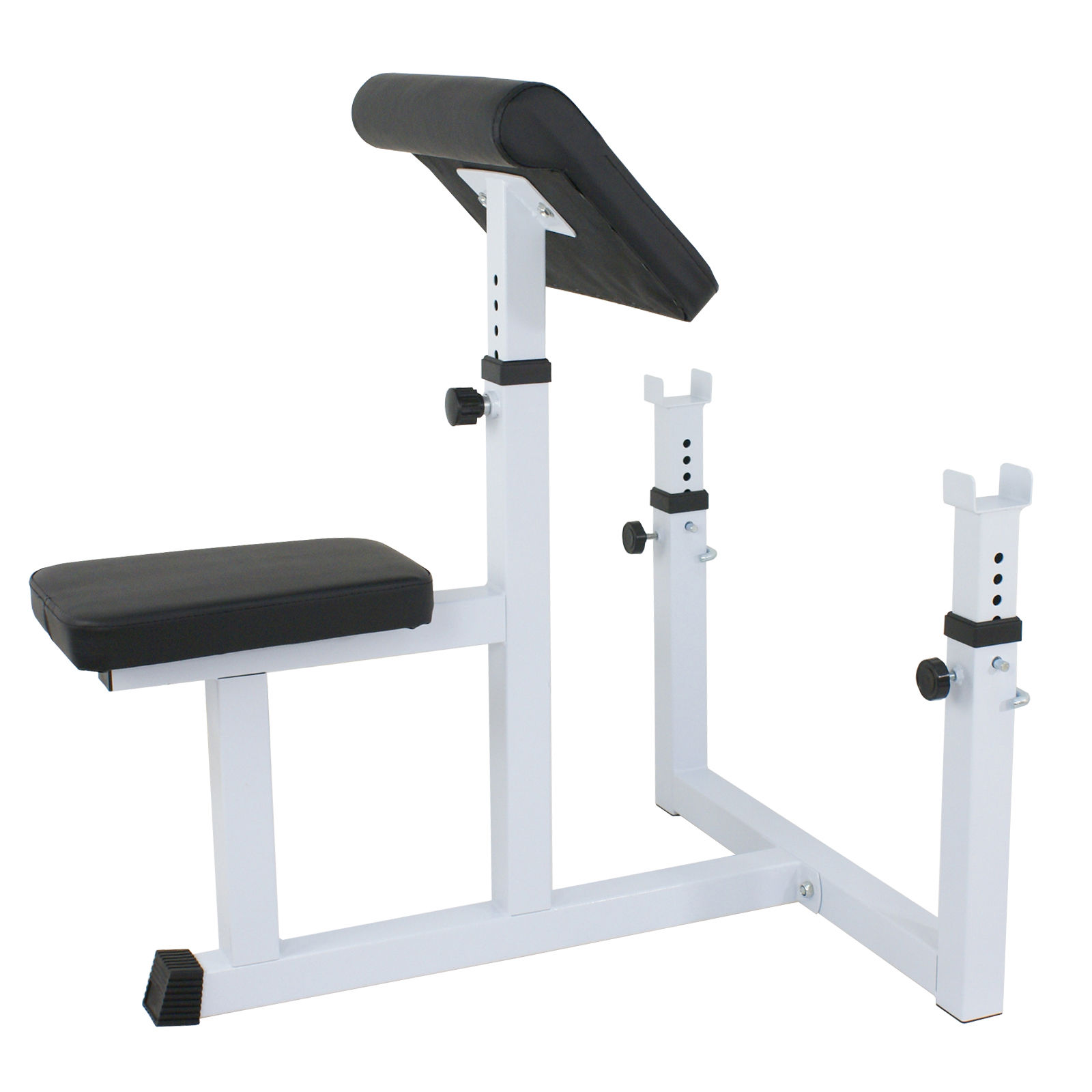 ZENY Arm Curl Weight Bench Adjustable Commercial Preacher Seated Dumbbell