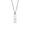 D, variant on PAMTIER Square 26 Initial Necklace for Men Stainless Steel Letter Tag A-Z Alphabet Pendant Simple Versatile Charm Personalized Male Jewelry B