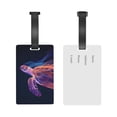 thumbnail image 5 of Sikiie Abstract Line Turtle Luggage Tags Privacy Cover ID Label Suitcase Tags Identifiers For School Bags,Suitcases, 5 of 7