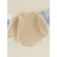 thumbnail image 4 of Bagilaanoe Newborn Baby Boys Girl Knitted Romper Sweater Long Sleeve Bodysuits Letter Embroidered Pullover 9M 12M 18M Infant Warm Jumpers Tops Fall Loose Knitwear, 4 of 9
