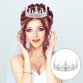 thumbnail image 2 of Wedding Crown Bride Rhinestone Crown Bridal Crown Women Headband for Birthday Prom, 2 of 9