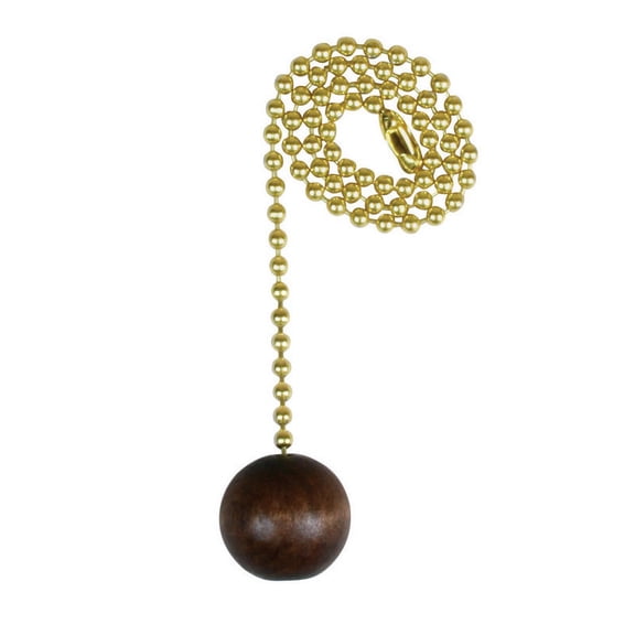 PULL CHAIN WALNUT 12" (Pack of 1)