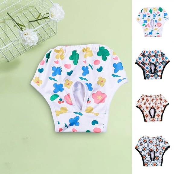 sunsanly Pet Menstrual Pant Female Dog Diapers Physiological Period Panties Puppy Underwear Pet Sanitary Shorts for Dogs in Heat