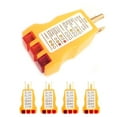 thumbnail image 4 of 5 Electric Outlet Receptacle Tester Analizer Plug Circuit Electrical 3 Prong, 4 of 5