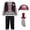 Striped, variant on Joyfy Pirate Costume for Kids, Boy Captain Pirate Costume for Halloween Pirate Themed Party Cosplay Dress Up