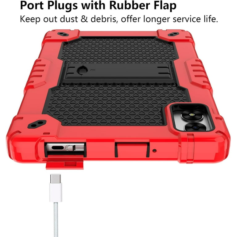 SOATUTO for Vortex T10M /Vortex T10 Tablet Case Hybrid ShockProof Kids  Friendly with Stand Cover with Screen protector for Vortex T10M/ Vortex  T10M Pro Plus 10.1" Tablets (Red/Black/1 PC) - Walmart.com