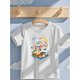 thumbnail image 1 of Girls' White Back-to-School T-Shirt - First Day of School Graphic Tee, Soft Knit Top, easy Care Birthday or educational Gift for Girls, Casual Kids Wear, Vibrant Print, Durable Material, 1 of 6